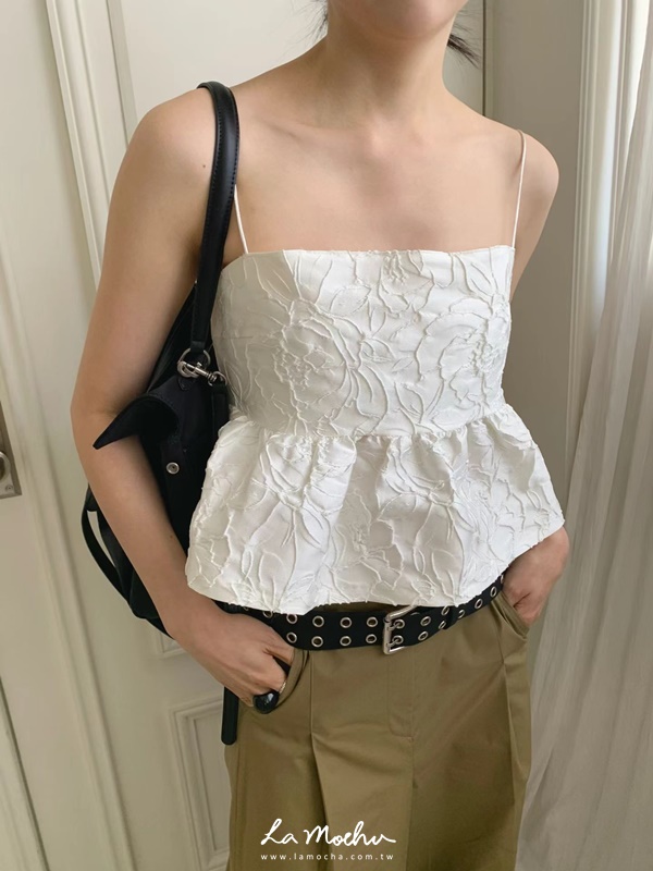 立體花紋後交叉美背背心(闆娘清單)